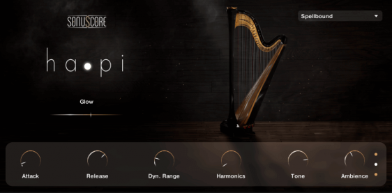 hapi concert harp screenshot